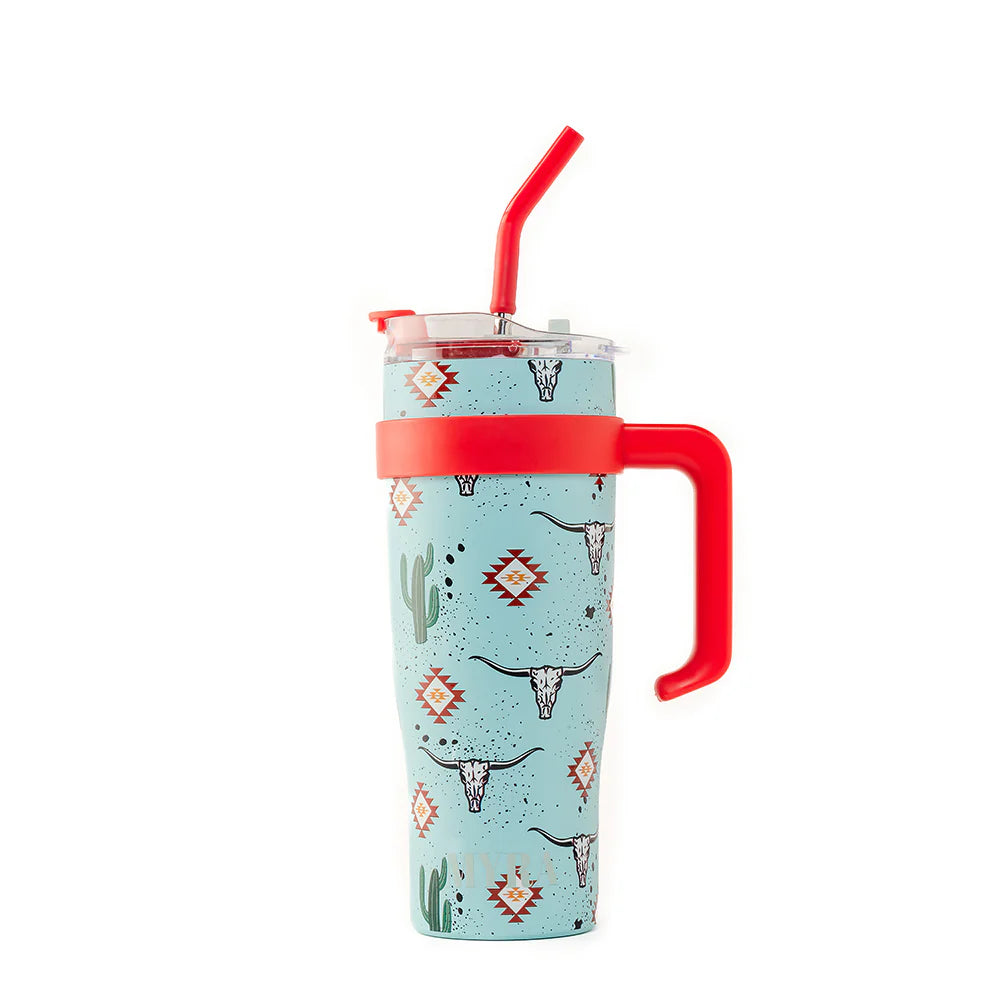 Myra Bag Wide Wyoming Tumbler In Sea Blue