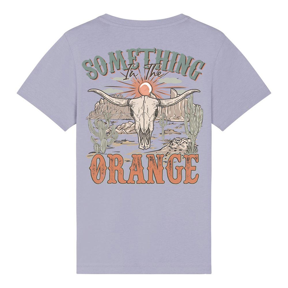 Kids lavender western tees back Something Orange