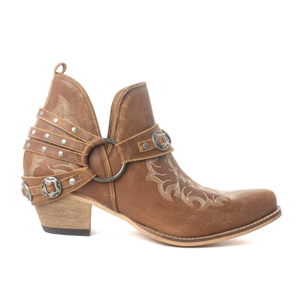 Myra Bag Western Ember Booties in Canyon Brown
