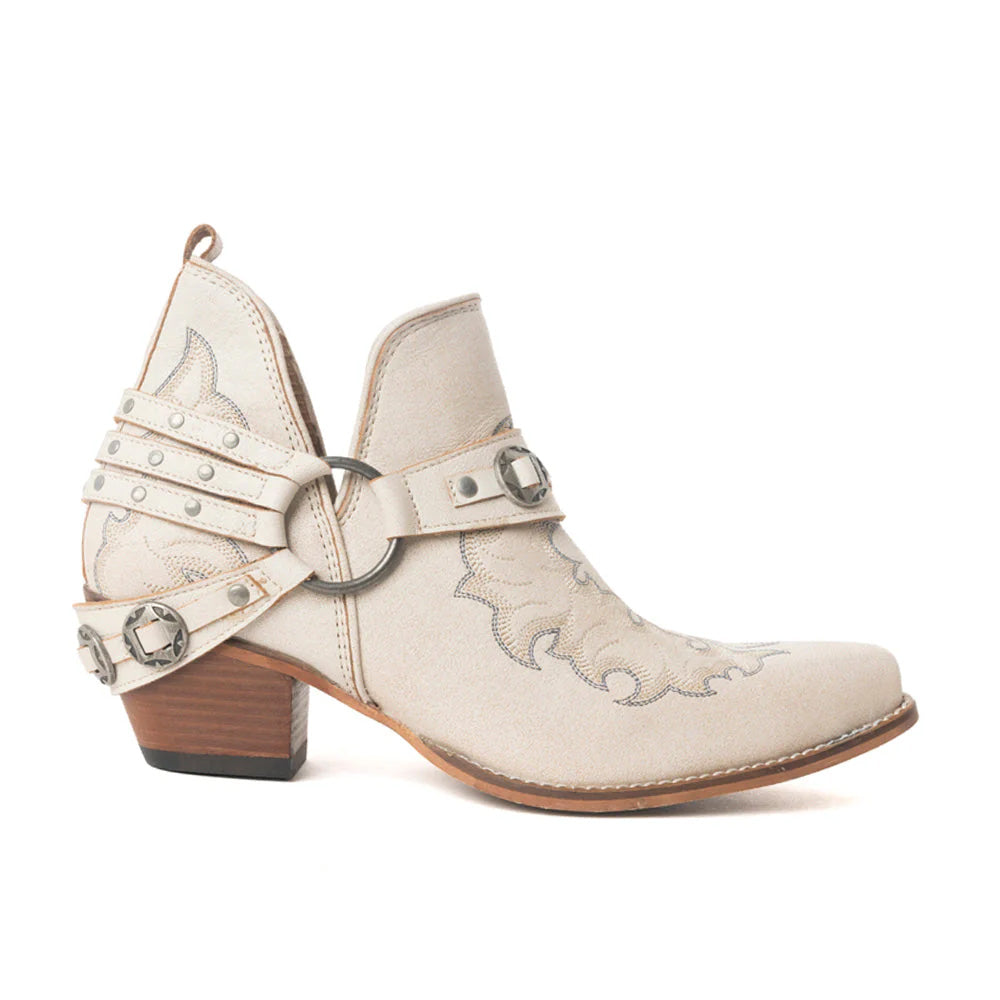Myra Bag Western Ember Booties in White