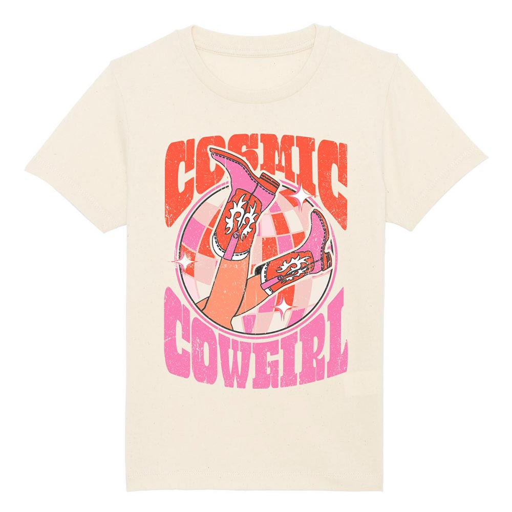 Kids off-white western tees front Cosmic Girl