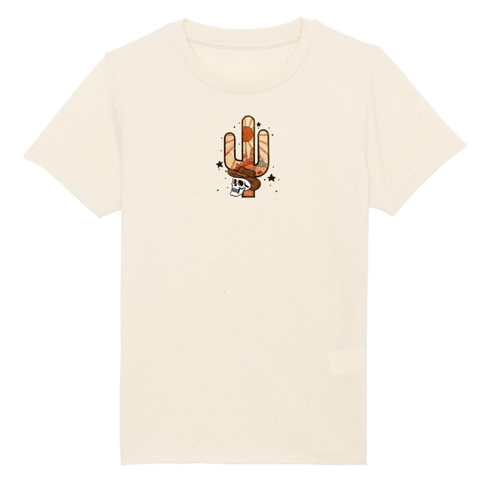 Kids offwhite western tees front Stay Wild