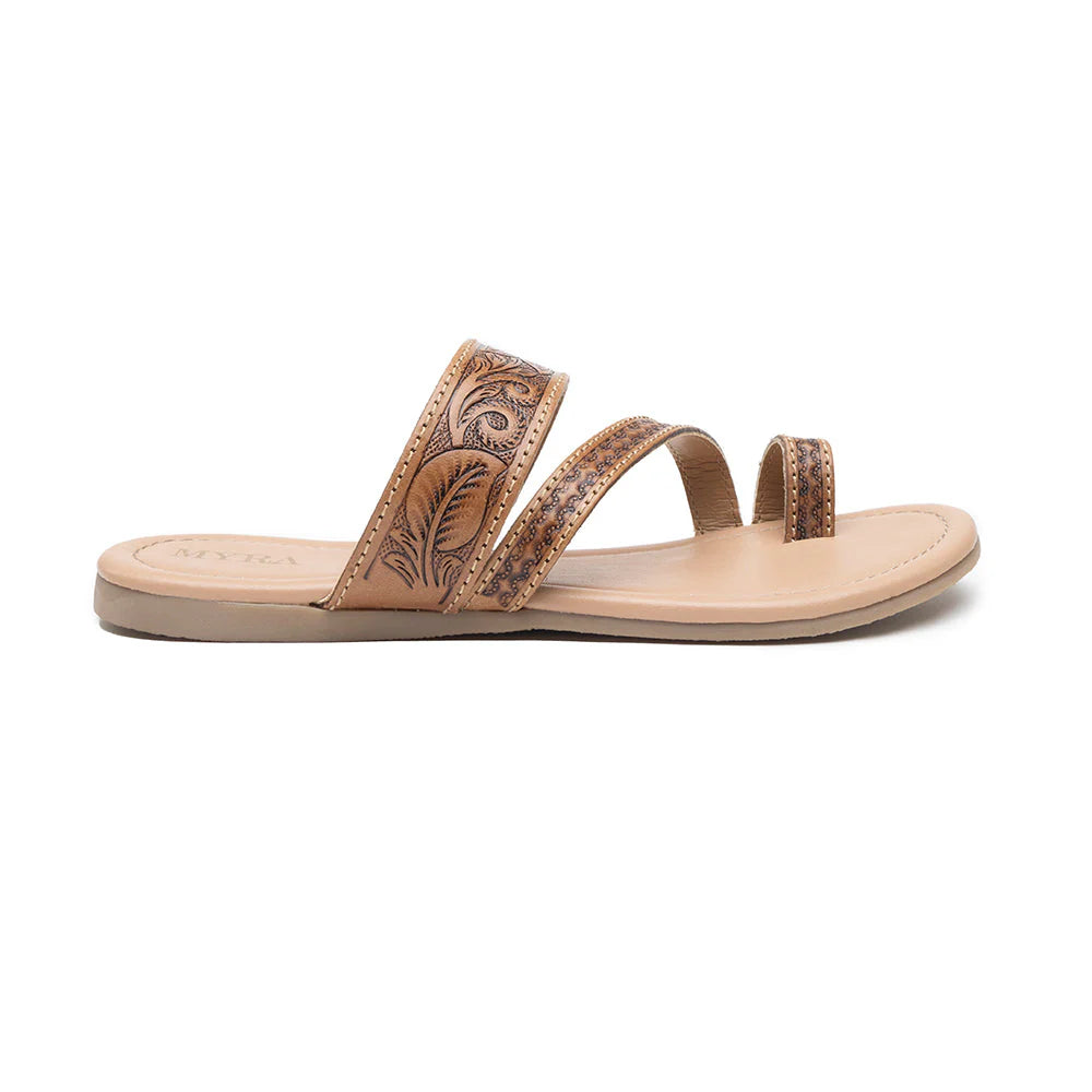 Myra Bag Point Ridge Hand-tooled Sandals