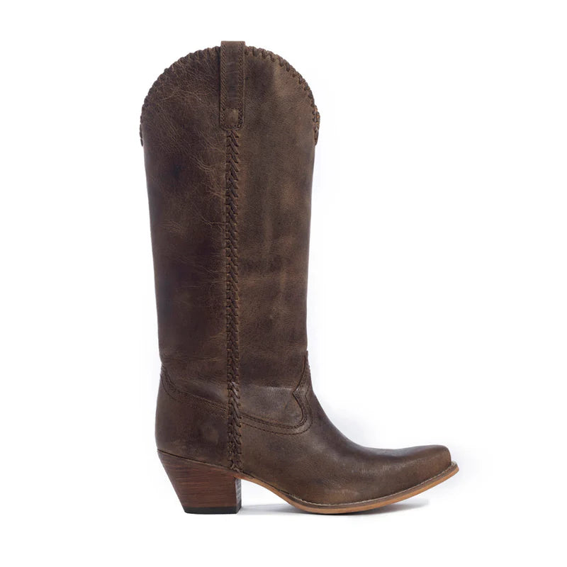 Myra Bag High Plains Stitched Leather Boots