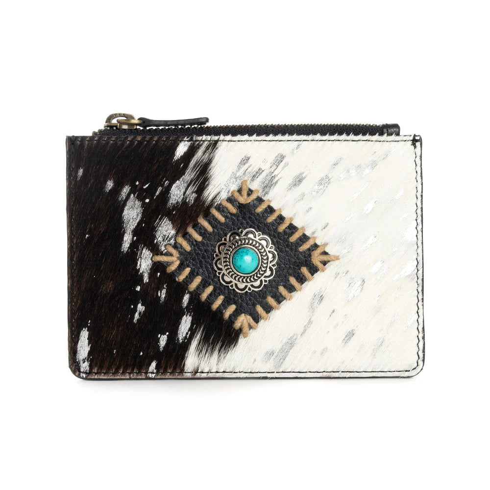 Myra Bag Eye of the Goddess Wallet in Black & White