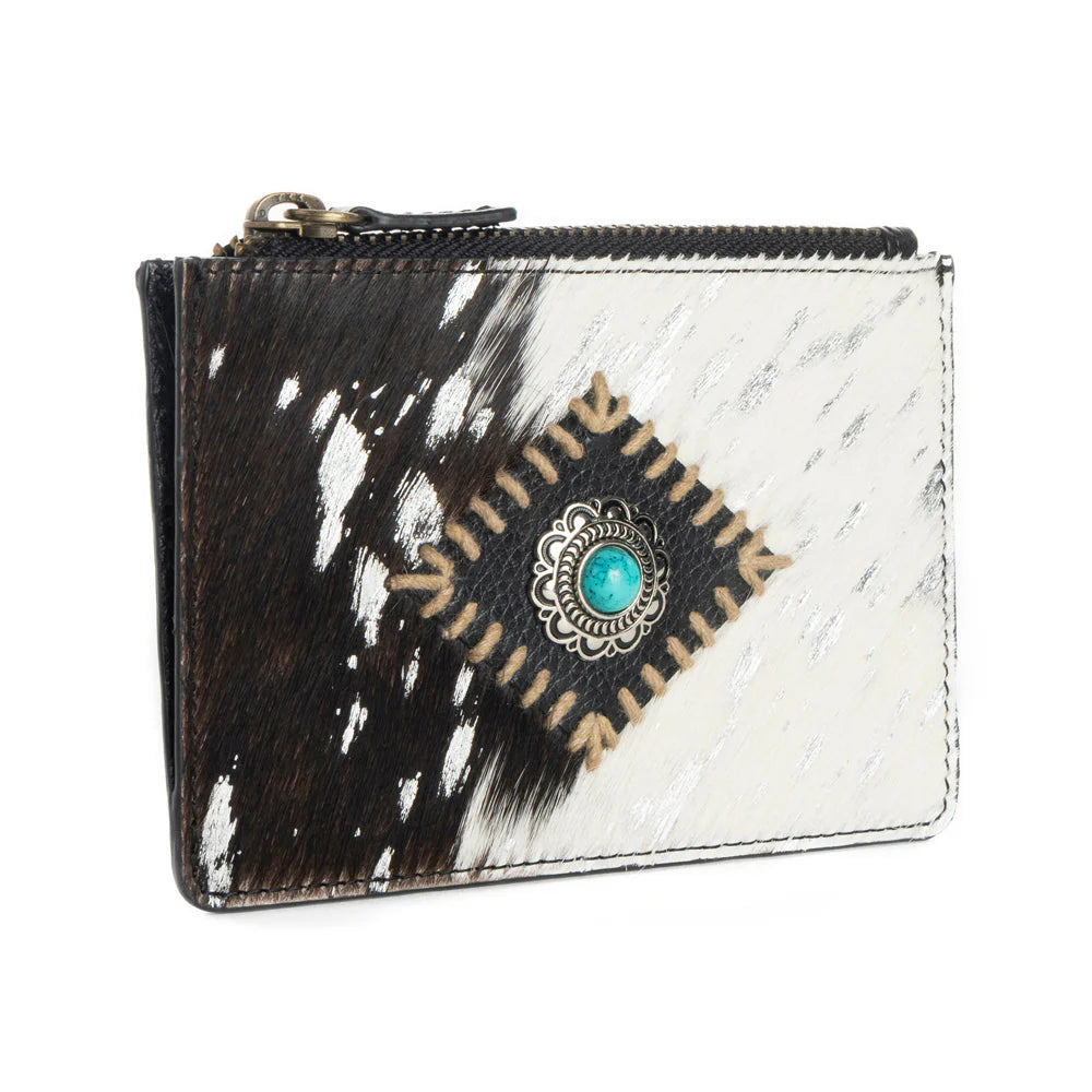 Myra Bag Eye of the Goddess Wallet in Black & White