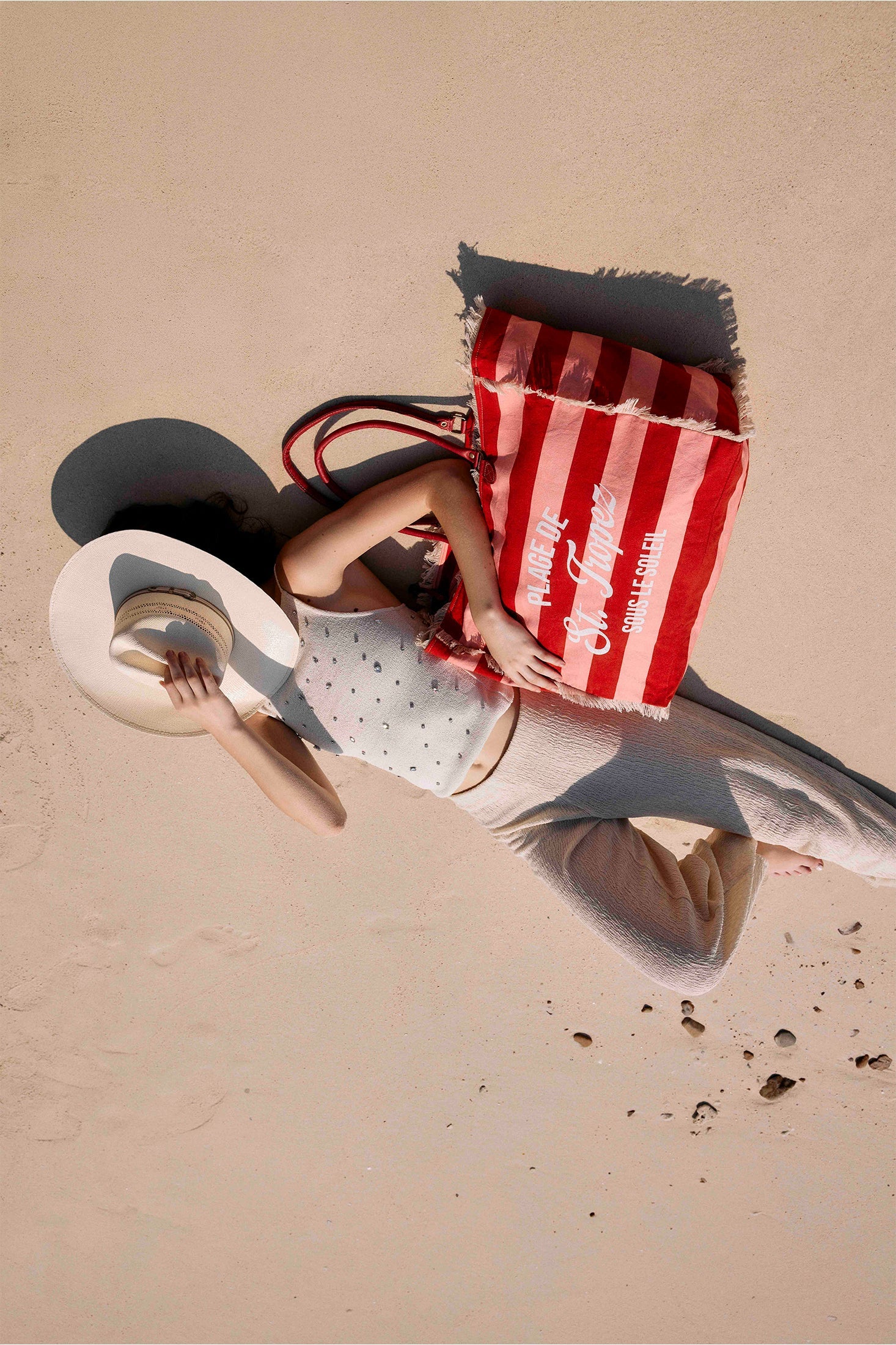 Saint Tropez Weekender Bag In Red