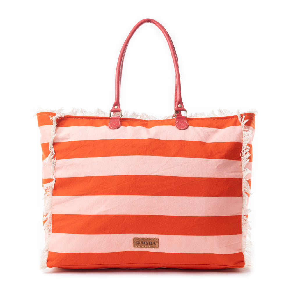 Saint Tropez Weekender Bag In Red