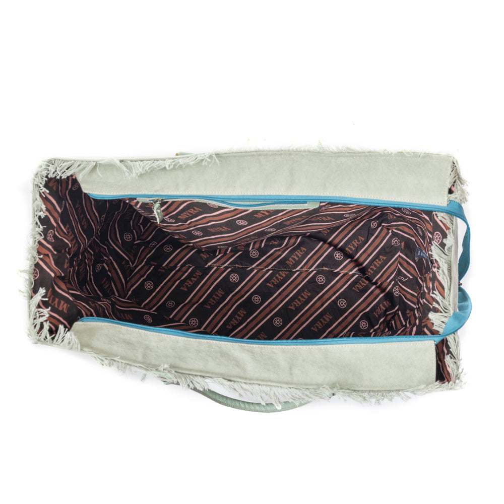 Saint Tropez Weekender Bag In Light Green