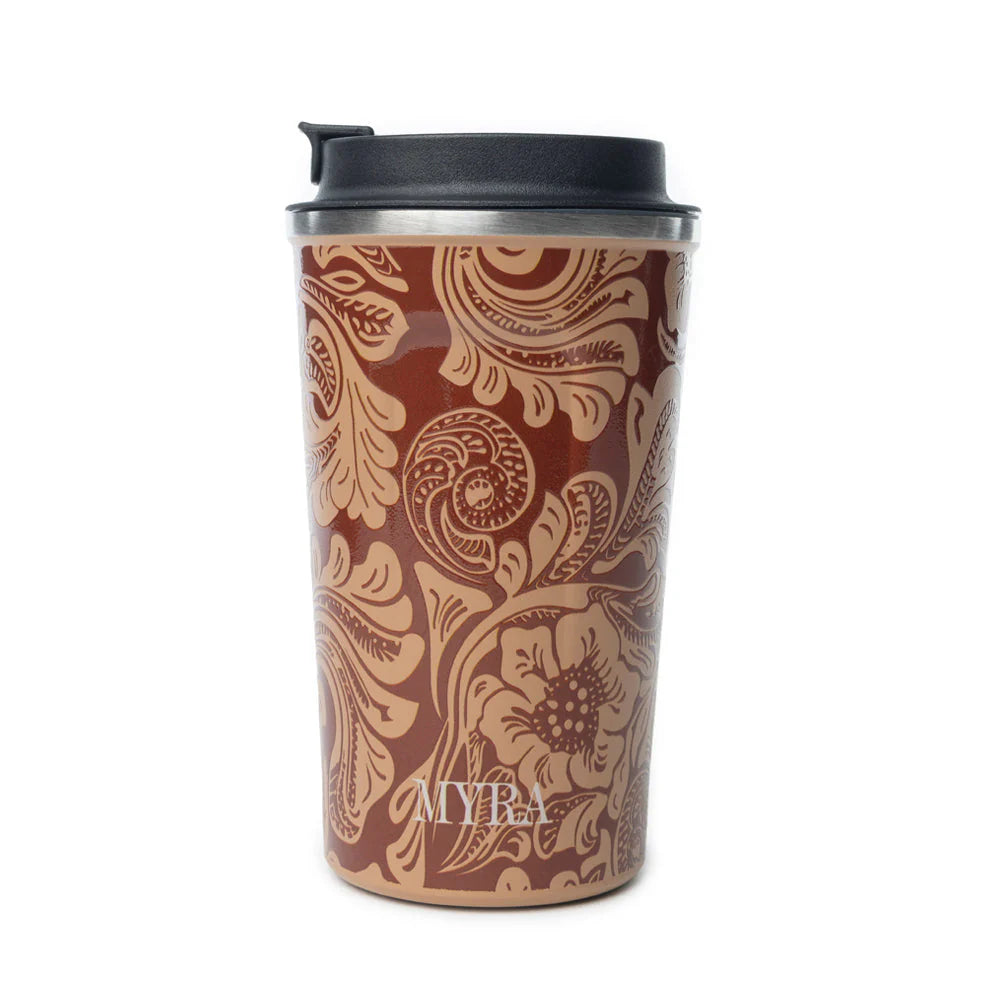 Myra Bag Western Trail Brew Stainless Steel Mug Baroque