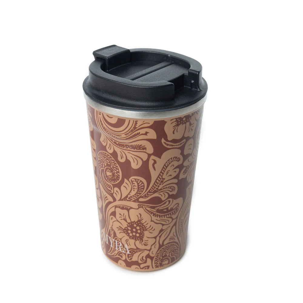 Myra Bag Western Trail Brew Stainless Steel Mug Baroque