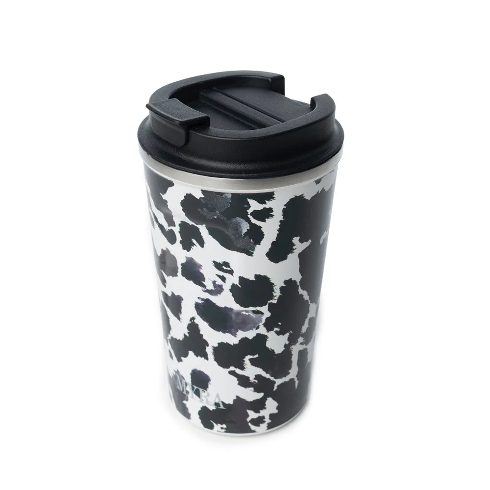 Myra Bag Western Trail Brew Stainless Steel Mug Black