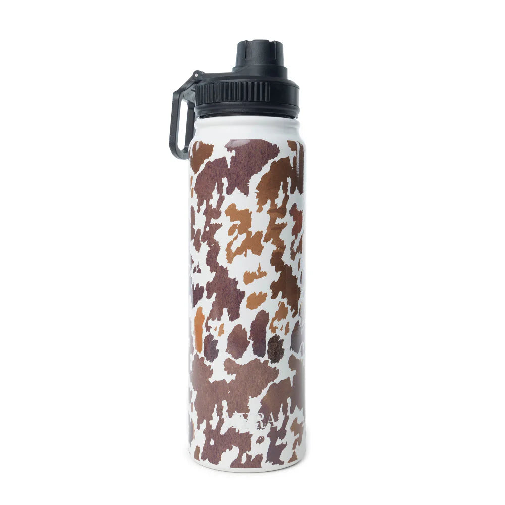 Myra Bag Stainless Steel Water Bottle Brown