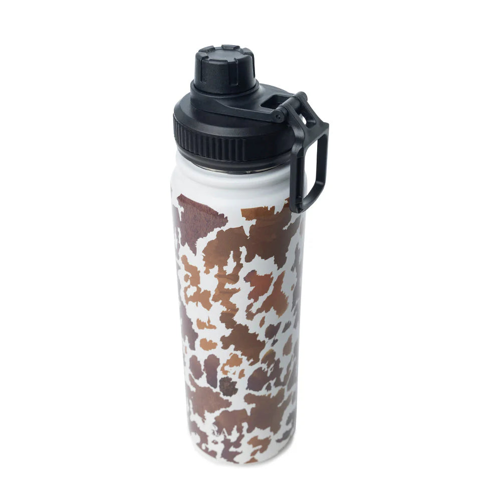 Myra Bag Stainless Steel Water Bottle Brown