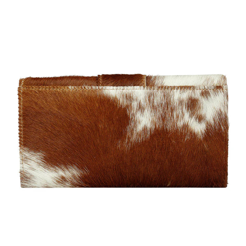 Myra Bag Chrocheted Wallet cowhide