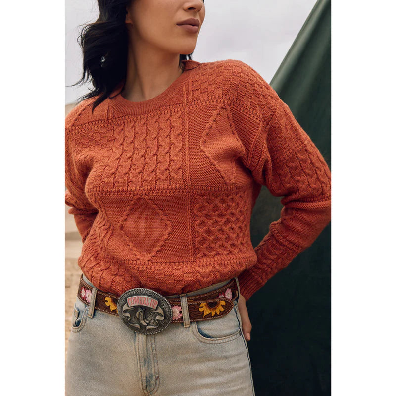 Myra Bag Bouquet HandTooled Leather Belt