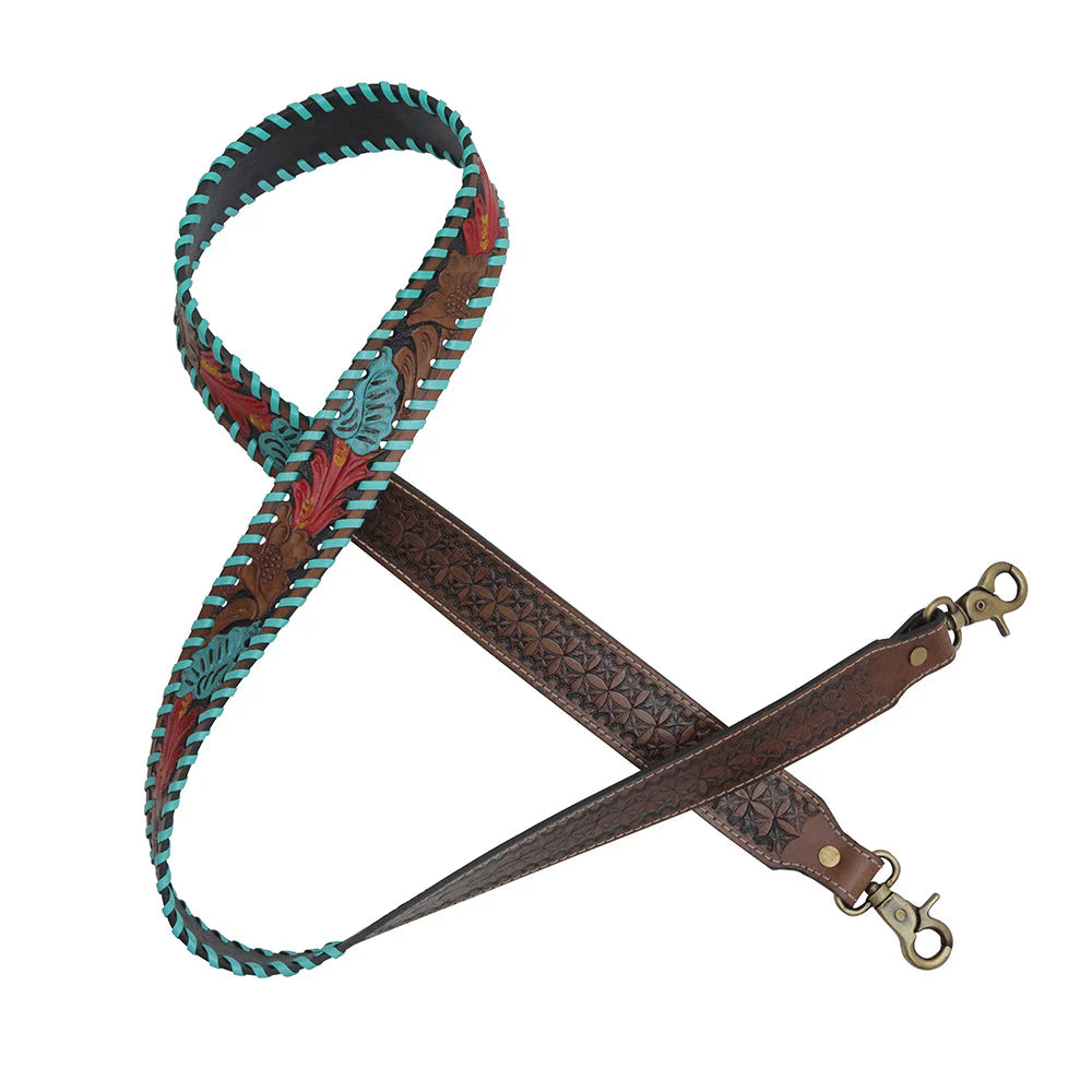 Correa para bolso Myra Leafy hecha a mano