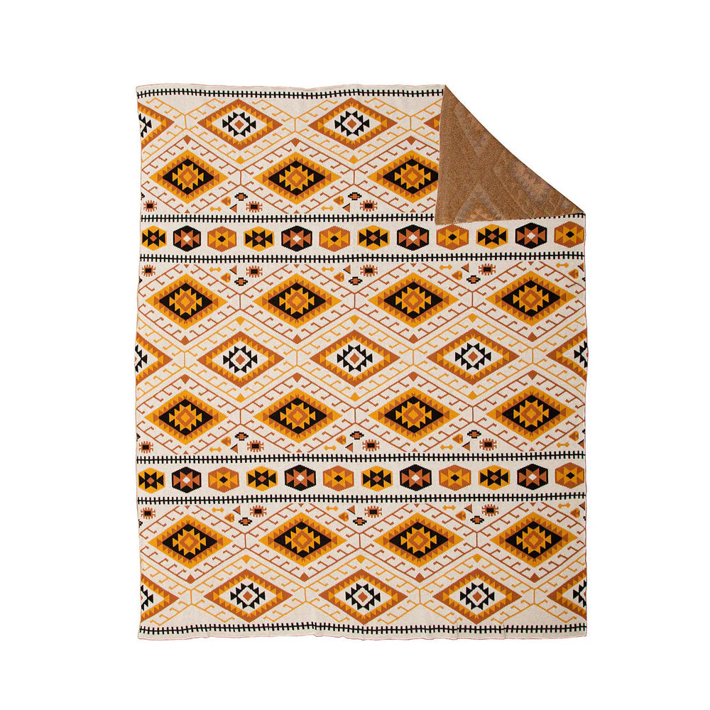 Myra Bag Sandstorm Aztec Print Throw