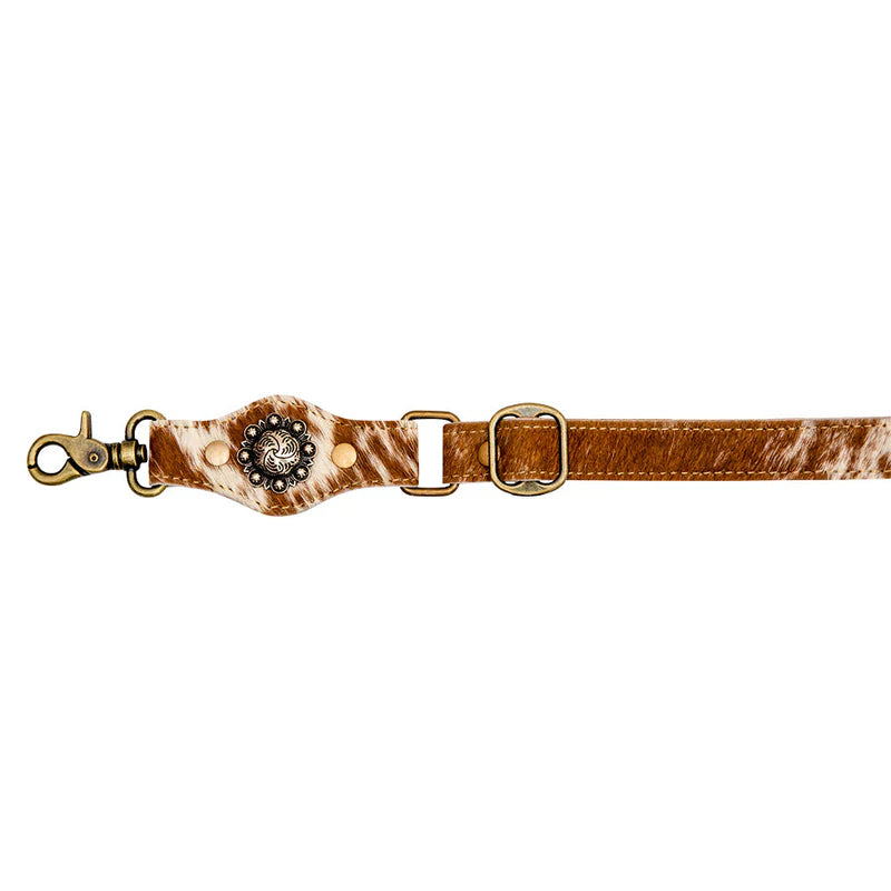 Myra Bag Gulpin Correa de piel de vacuno