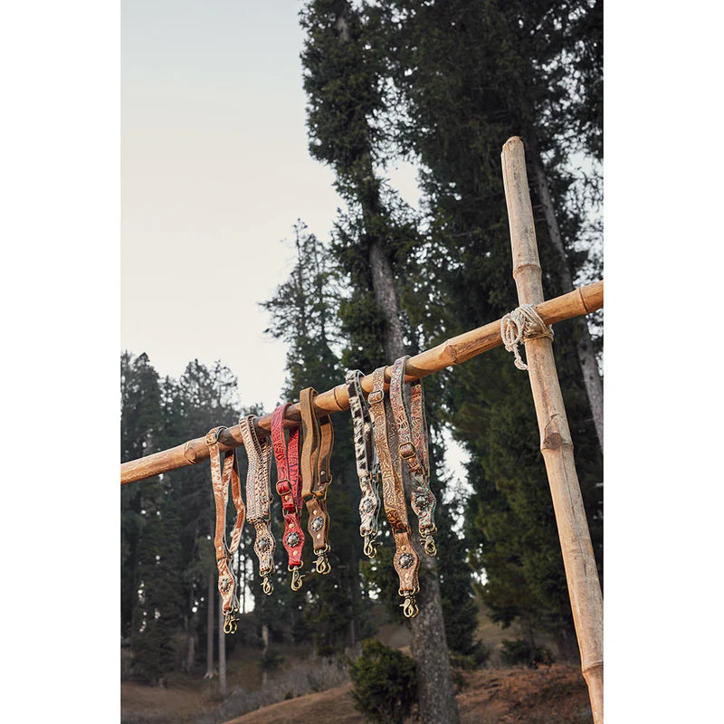 Myra Bag Gulpin Correa de piel de vacuno