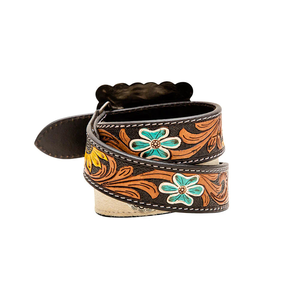 Myra Bag Klepto HandTooled Concho Belt