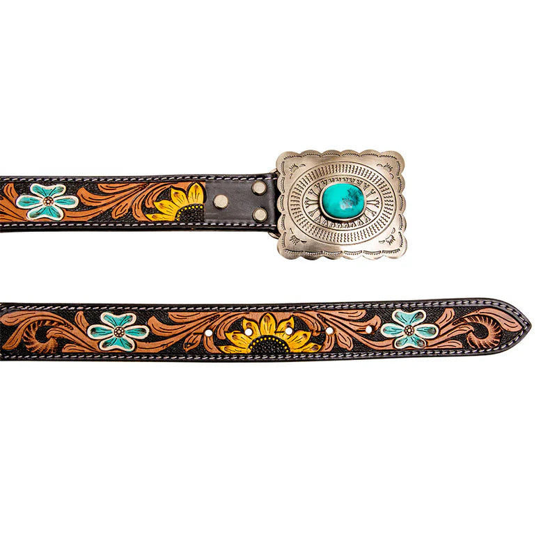 Myra Bag Klepto HandTooled Concho Belt