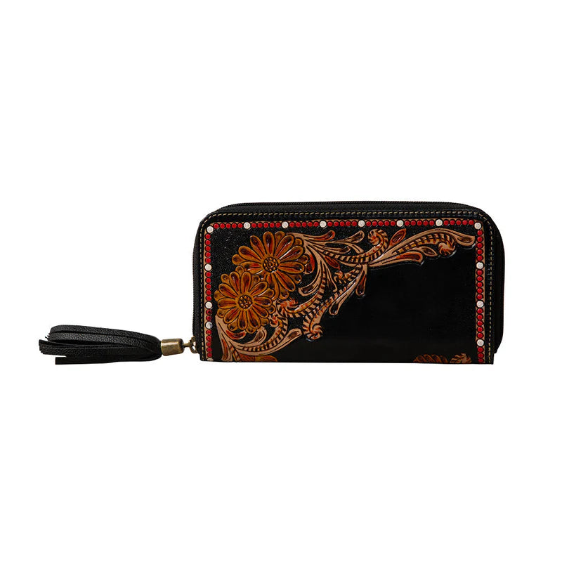 Myra Bag Cavender Trail Hand-Tooled Wallet