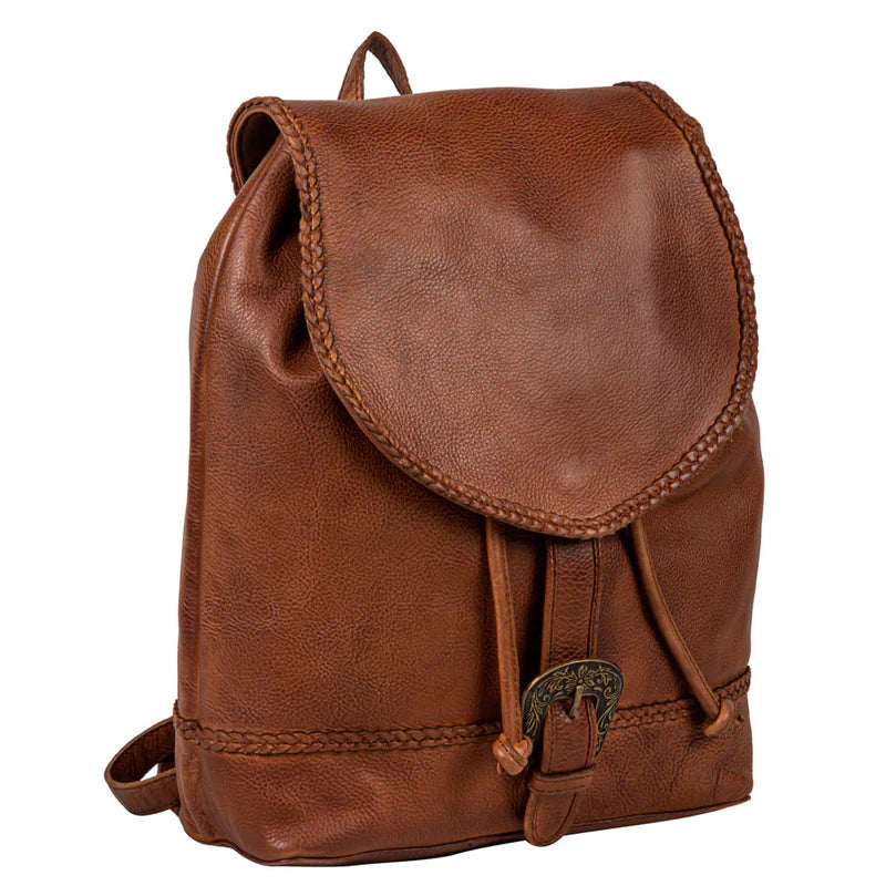 Bolso Myra Bag Lobeth de piel con pelo