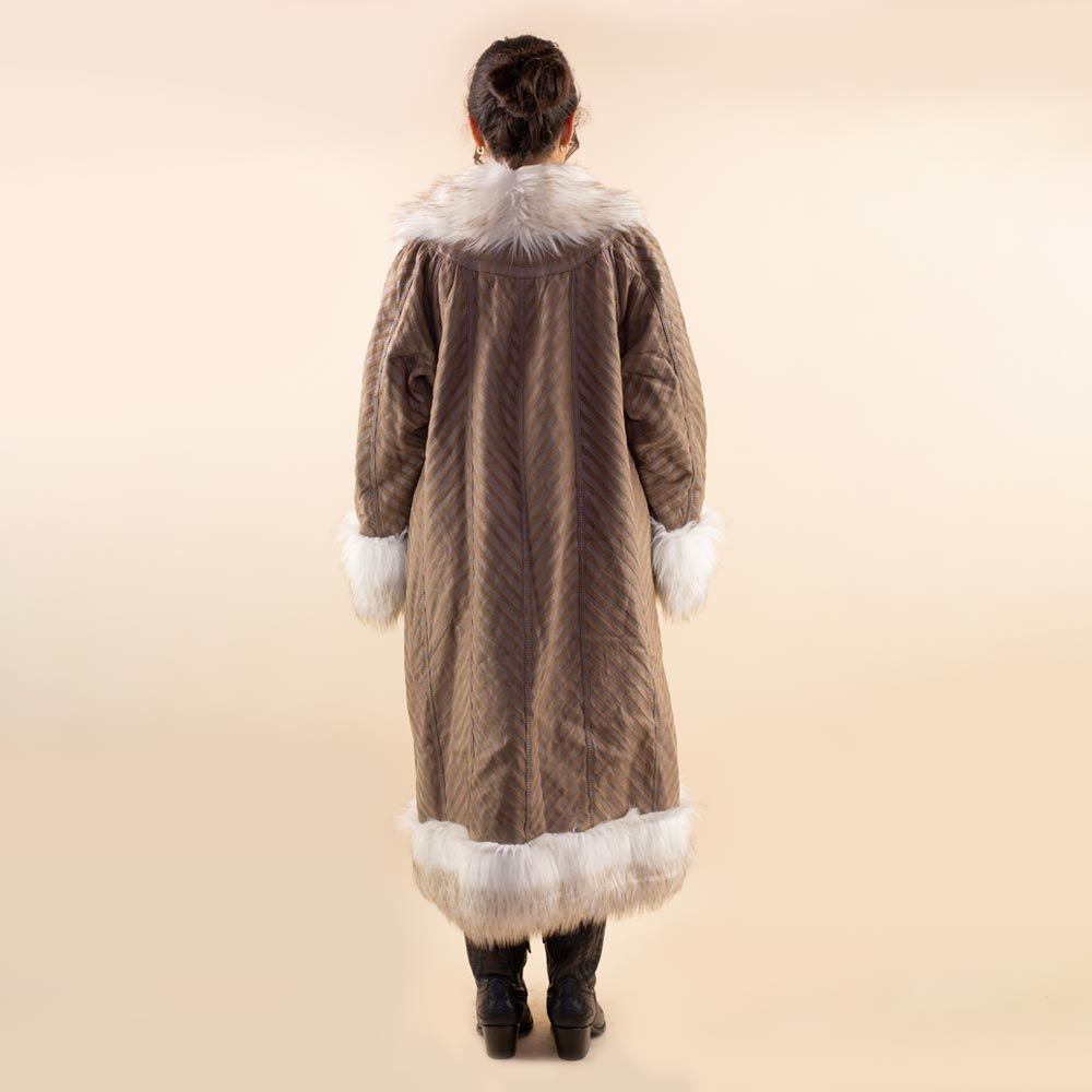 Afghan coat Samira brown