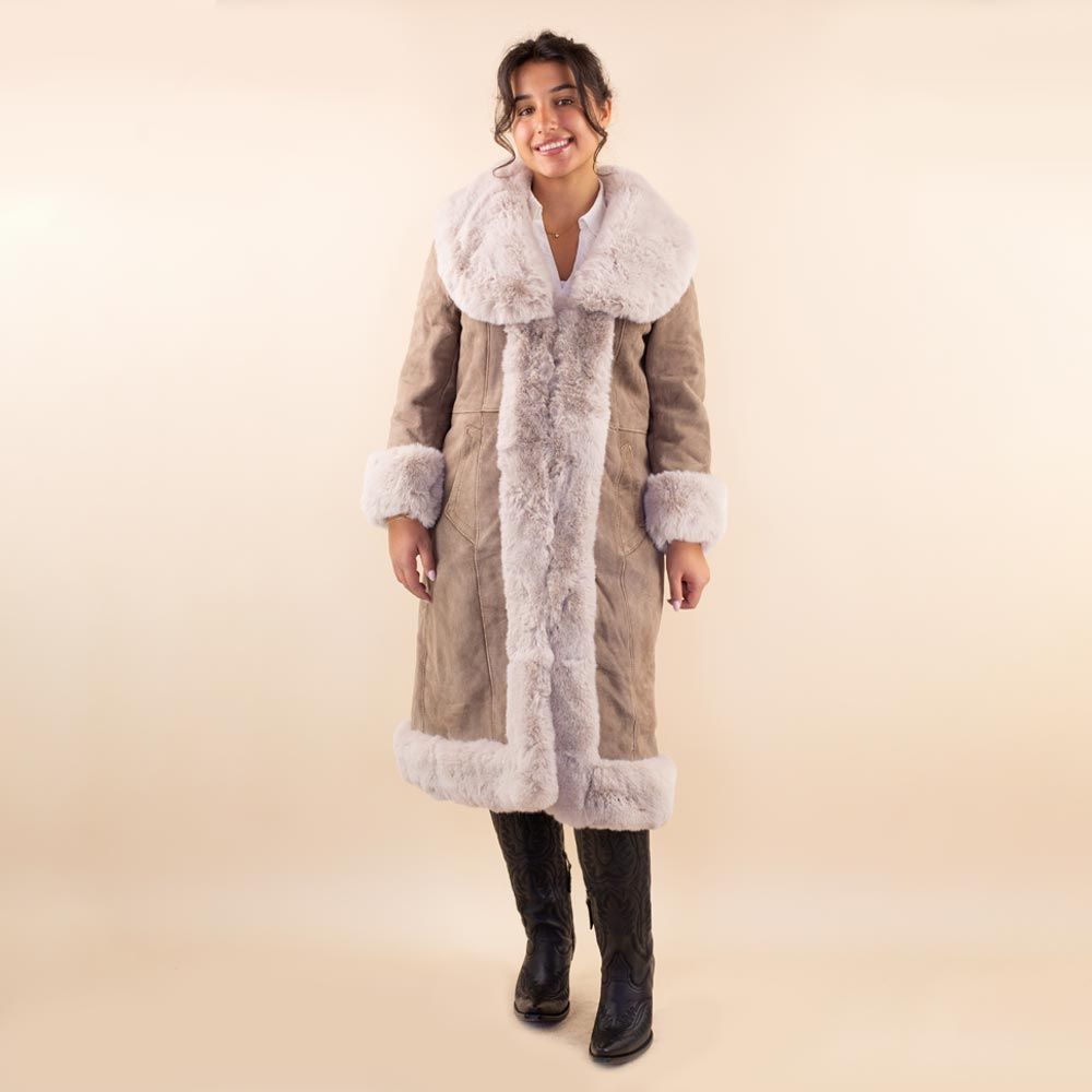 Afghan coat Samira brown