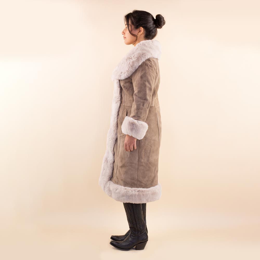 Afghan coat Samira brown