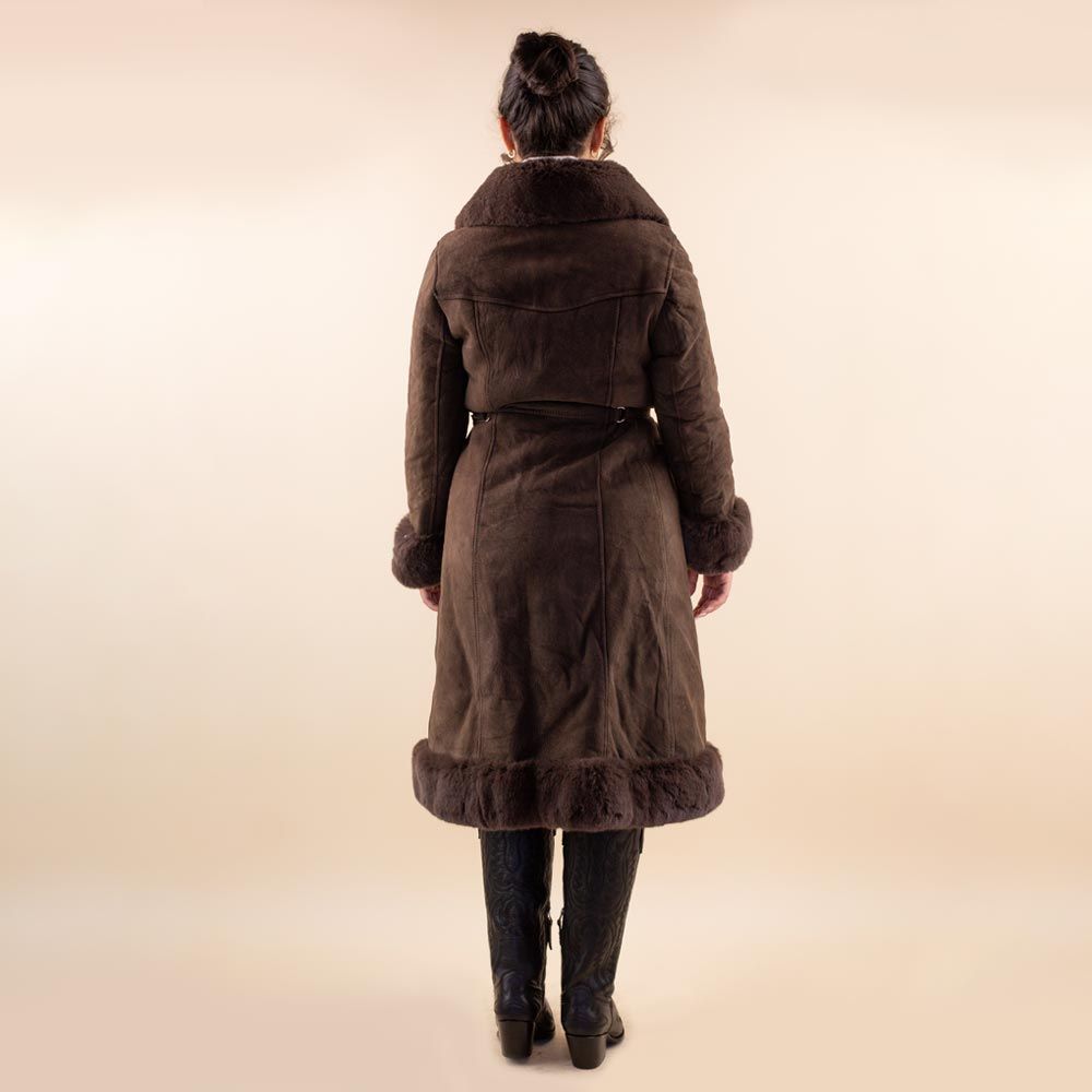 Afghan coat Samira brown