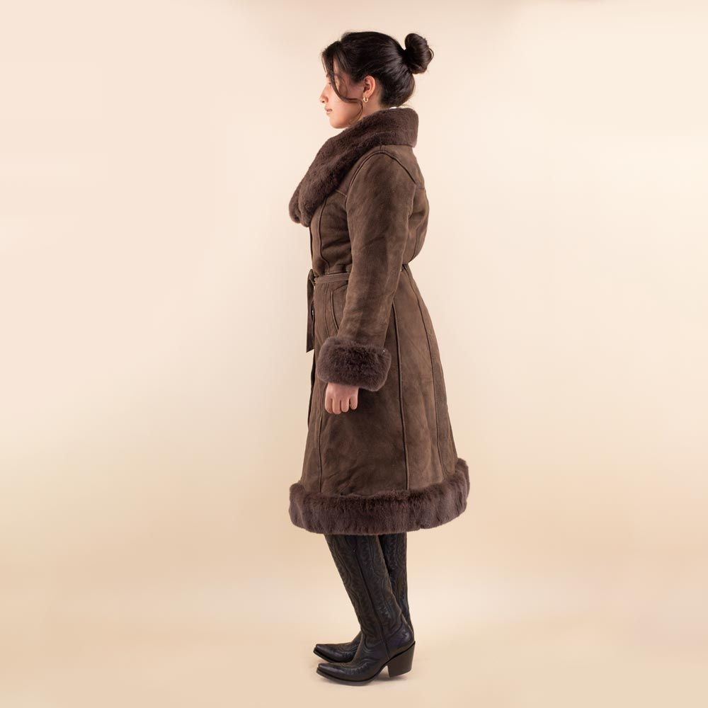 Afghan coat Samira brown