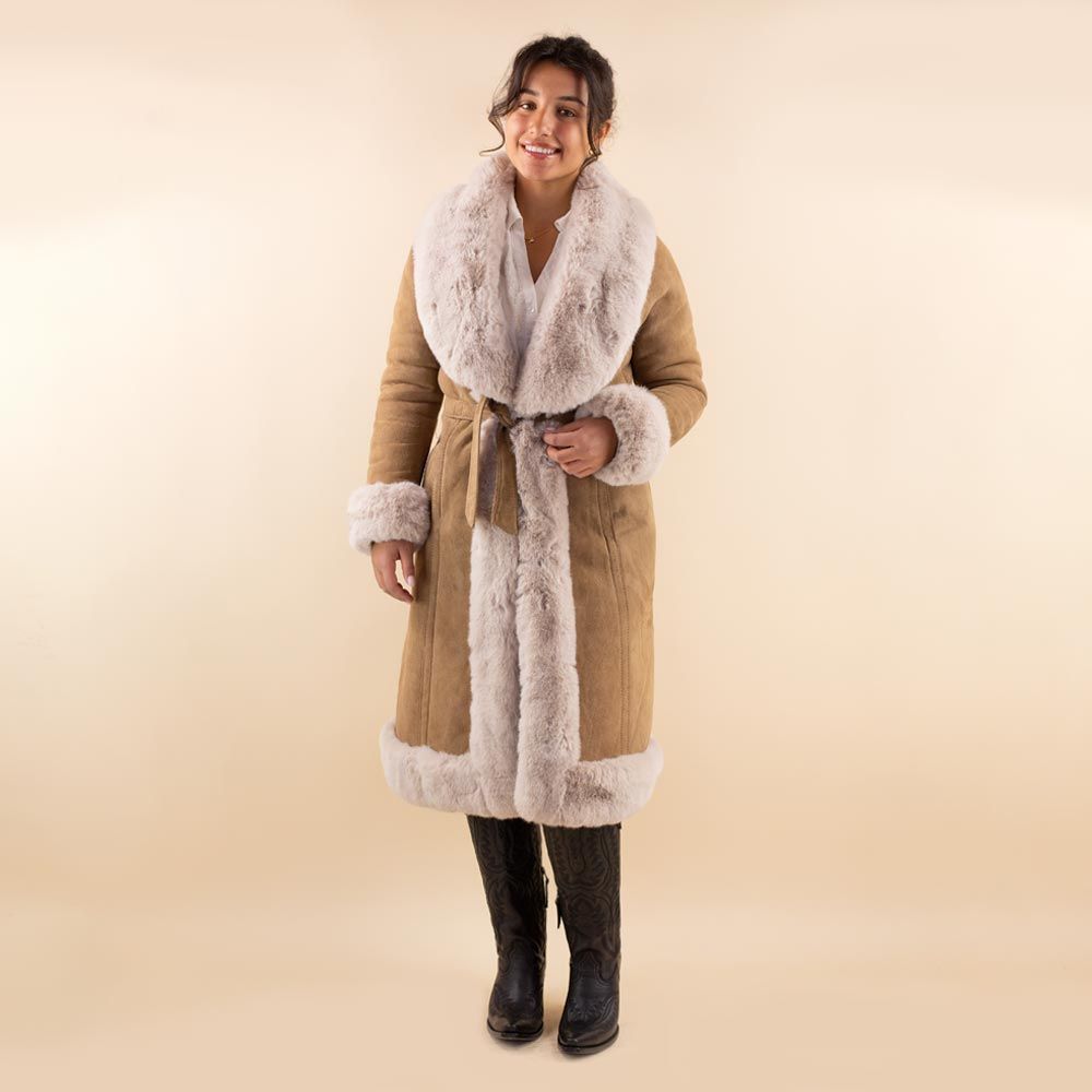 Afghan coat Samira brown