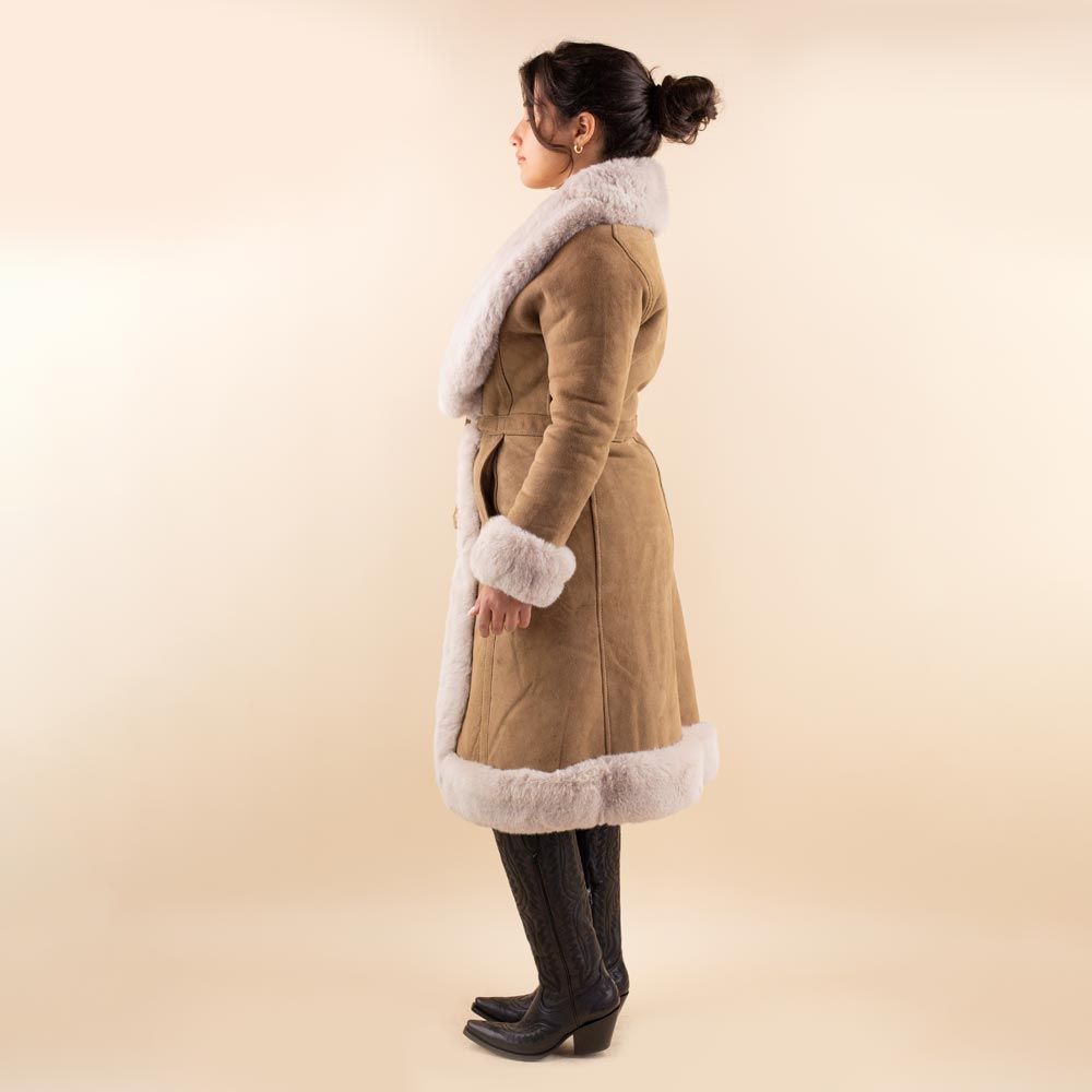 Afghan coat Samira brown