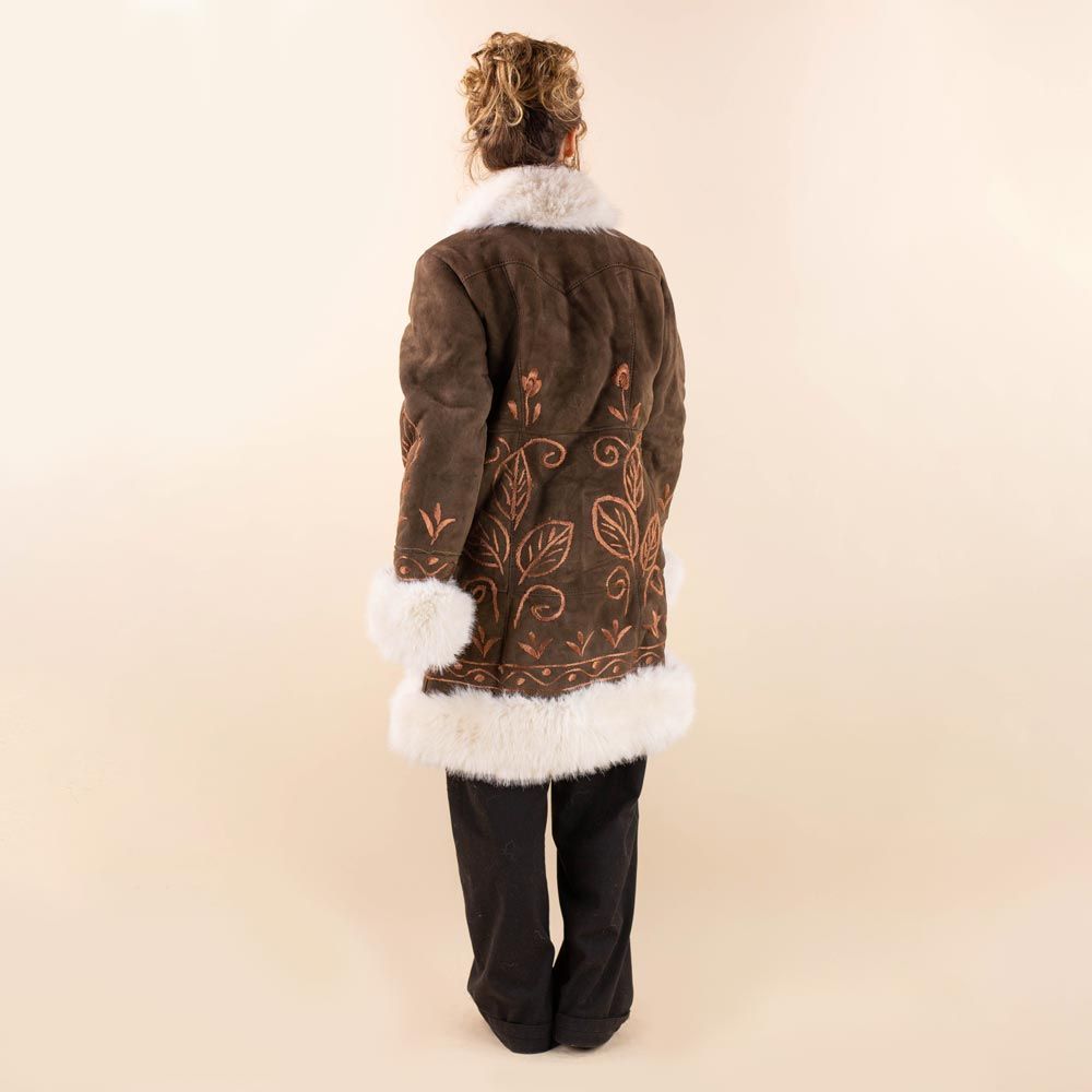 Afghan coat Shabnam bruin