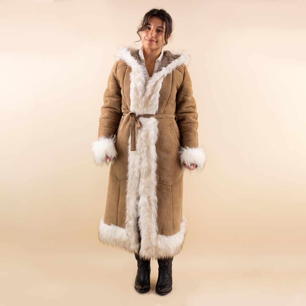 Afghan coat Samira brown