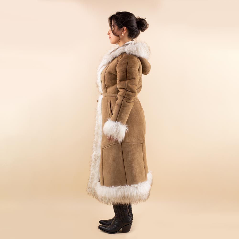 Afghan coat Samira brown