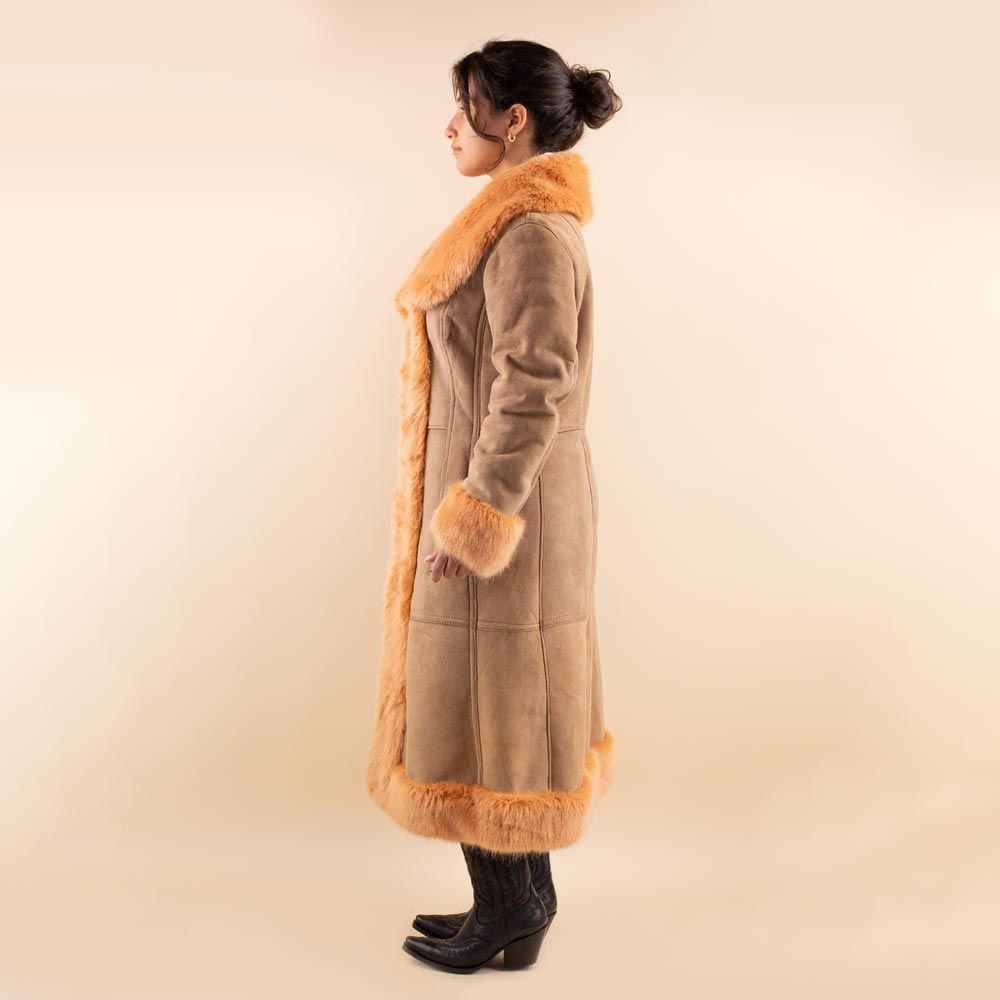 Afghan coat Samira brown