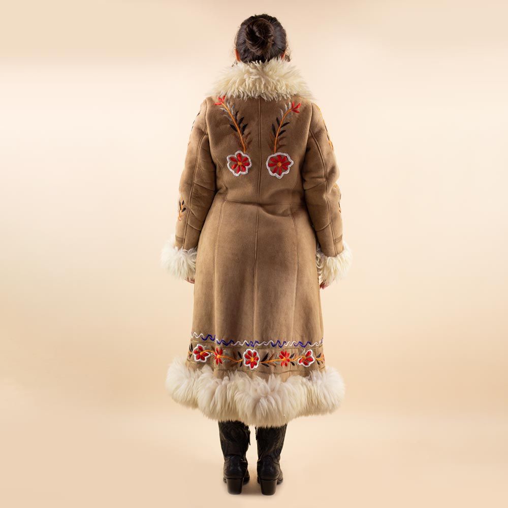 Afghan coat Samira brown