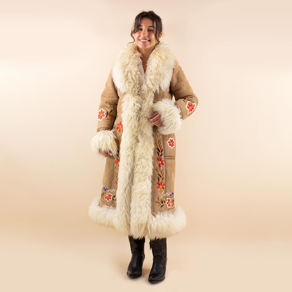 Afghan coat Samira brown