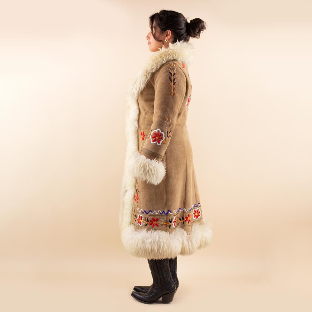 Afghan coat Samira brown