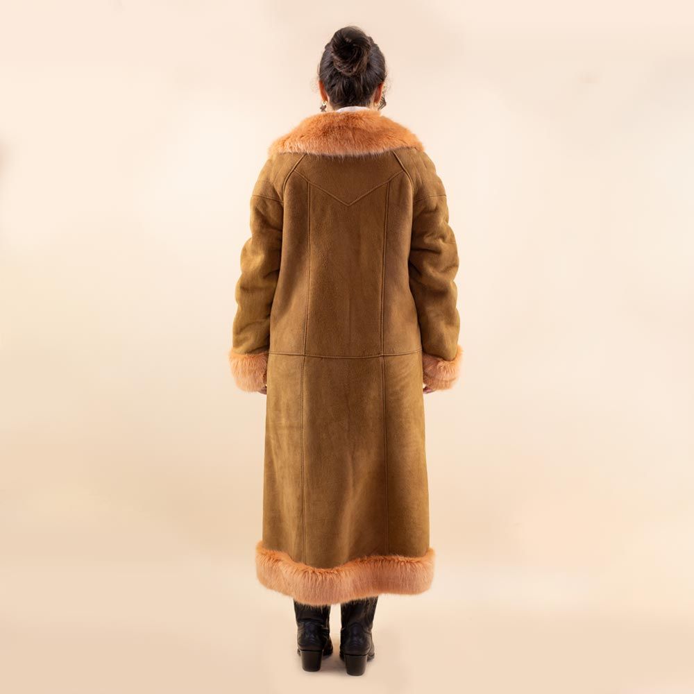 Afghan coat Samira brown