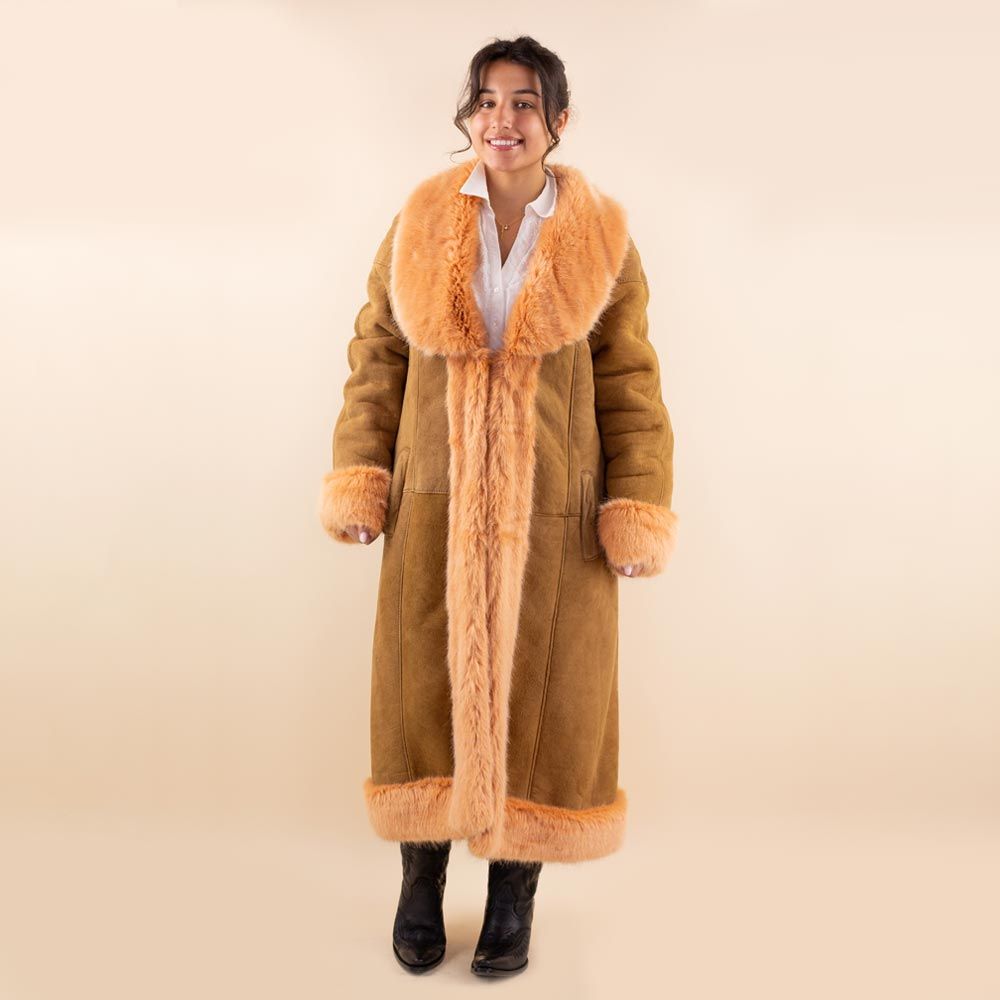 Afghan coat Samira brown