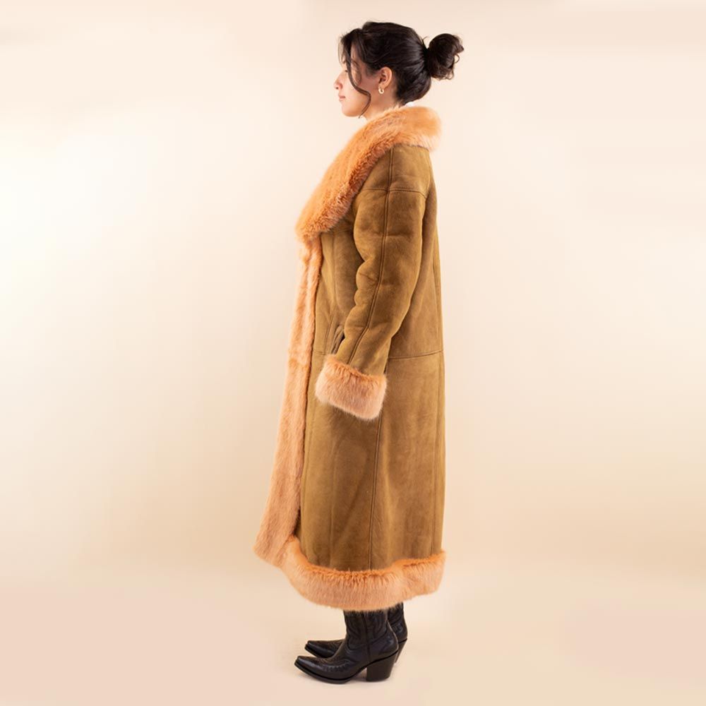 Afghan coat Samira brown