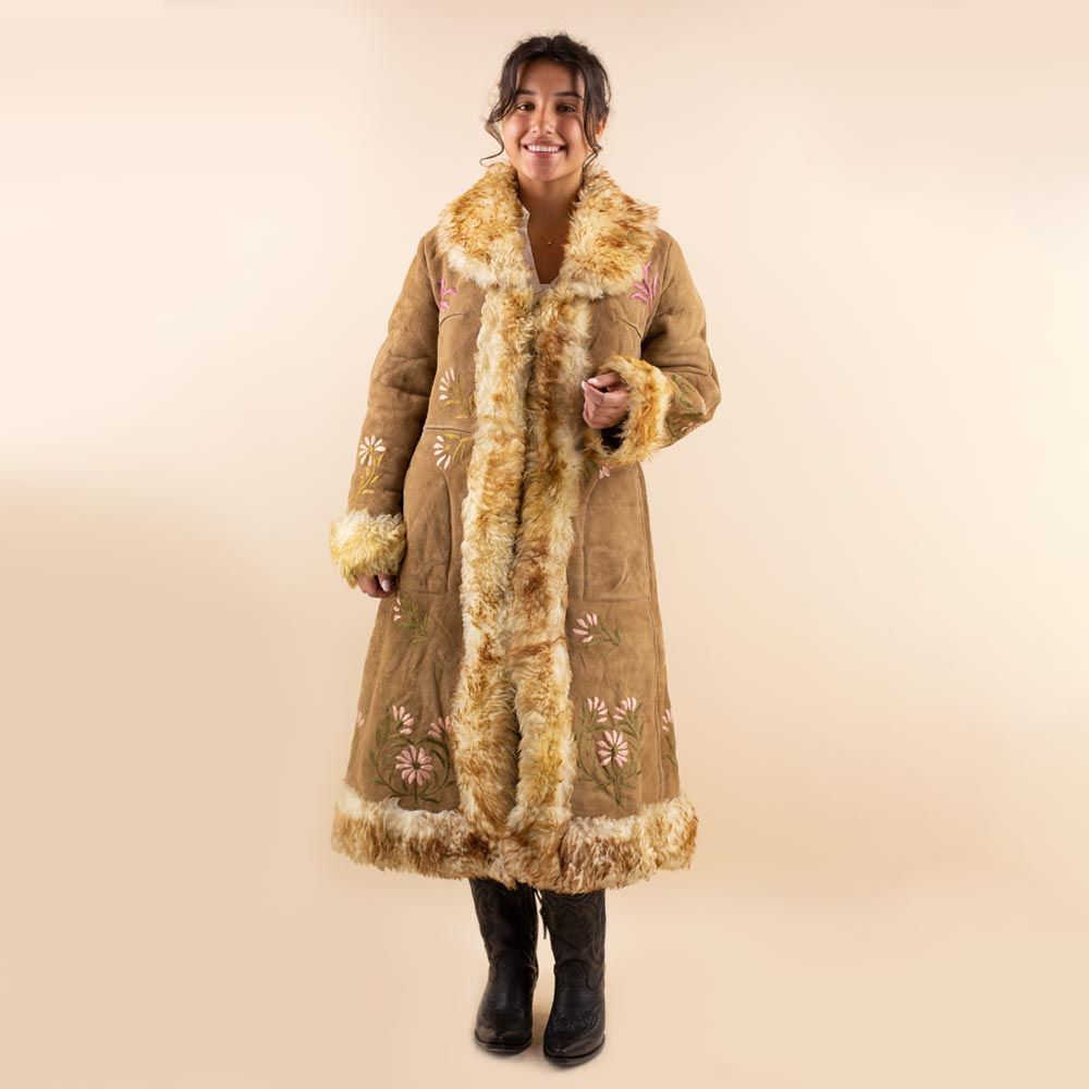 Afghan coat Samira brown