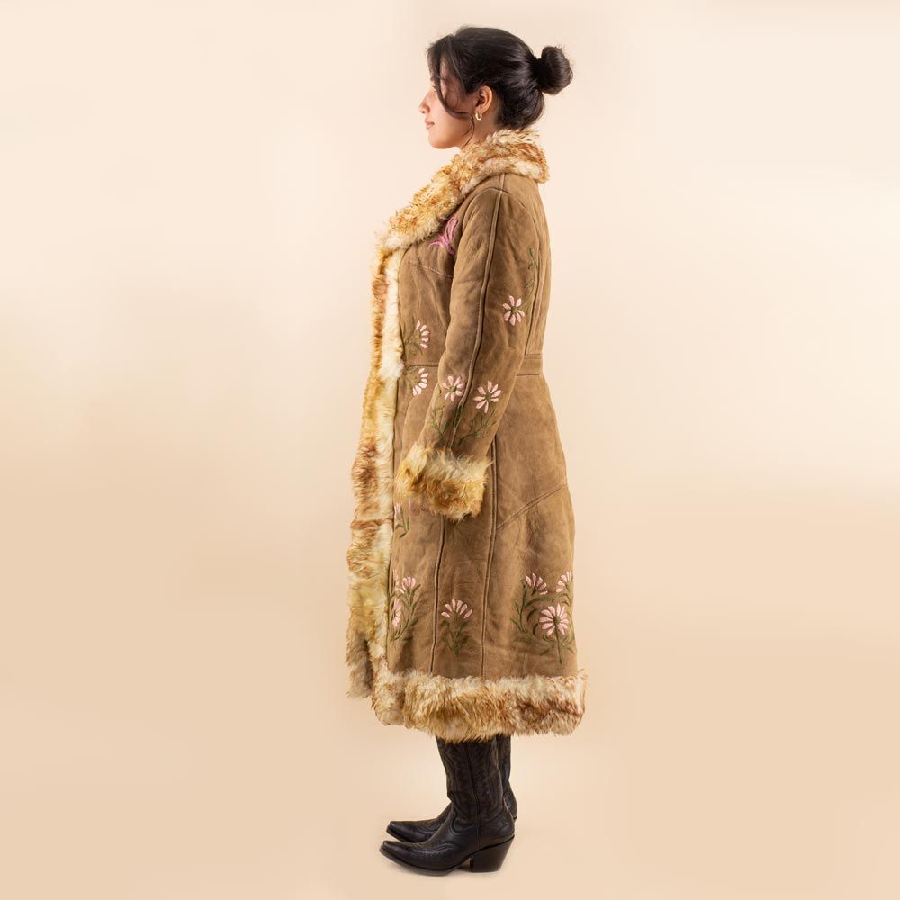 Afghan coat Samira brown