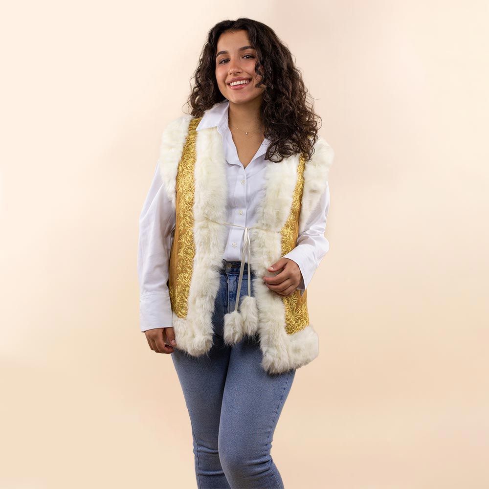 Afghan waistcoat Izzy bruin