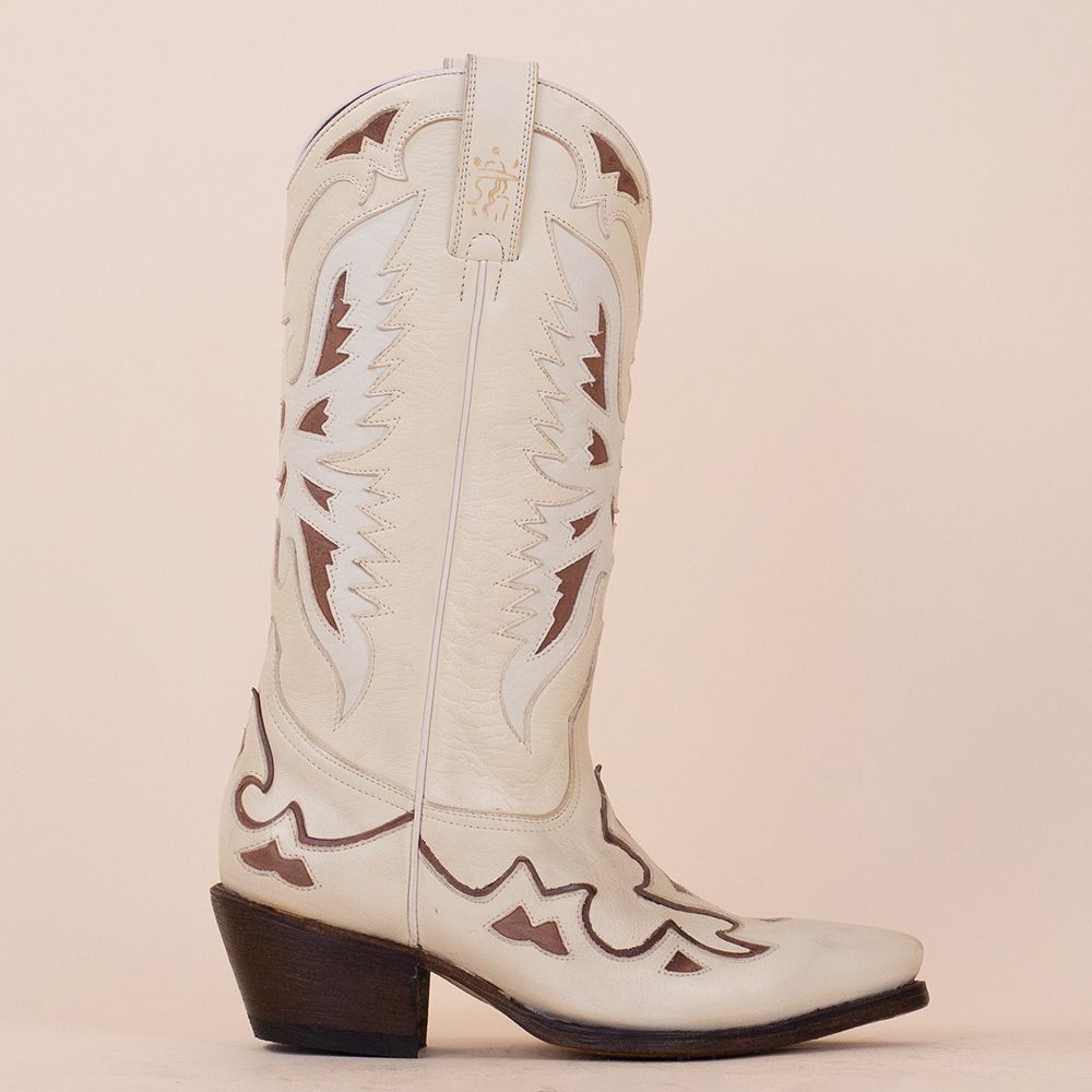 Charley's Girl cowboyboots beige