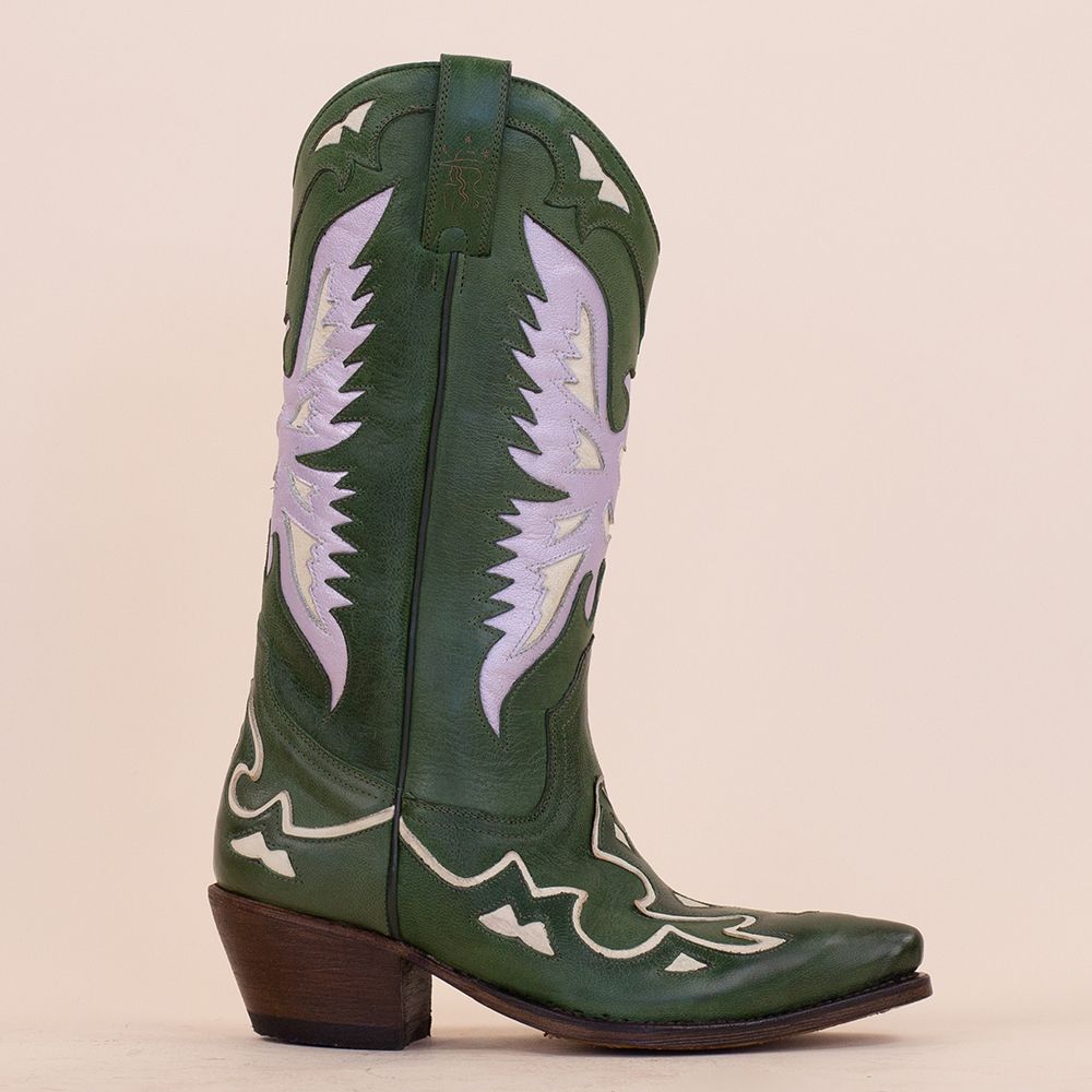 Charley's Girl cowboyboots groen